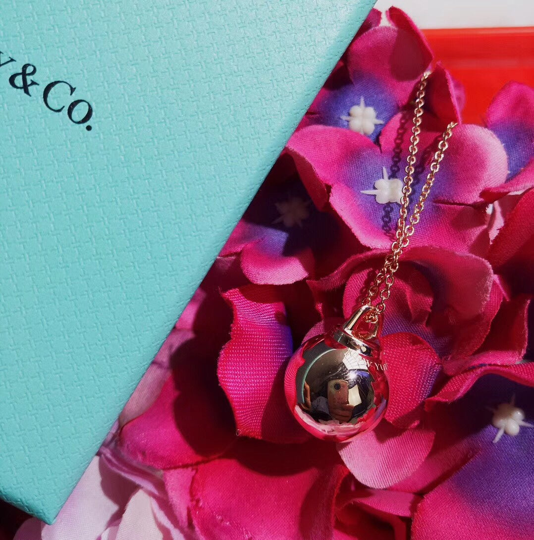 [Rose Tomorrow]HARDWEAR PENDENTIF BALL ROSE NECKLACE