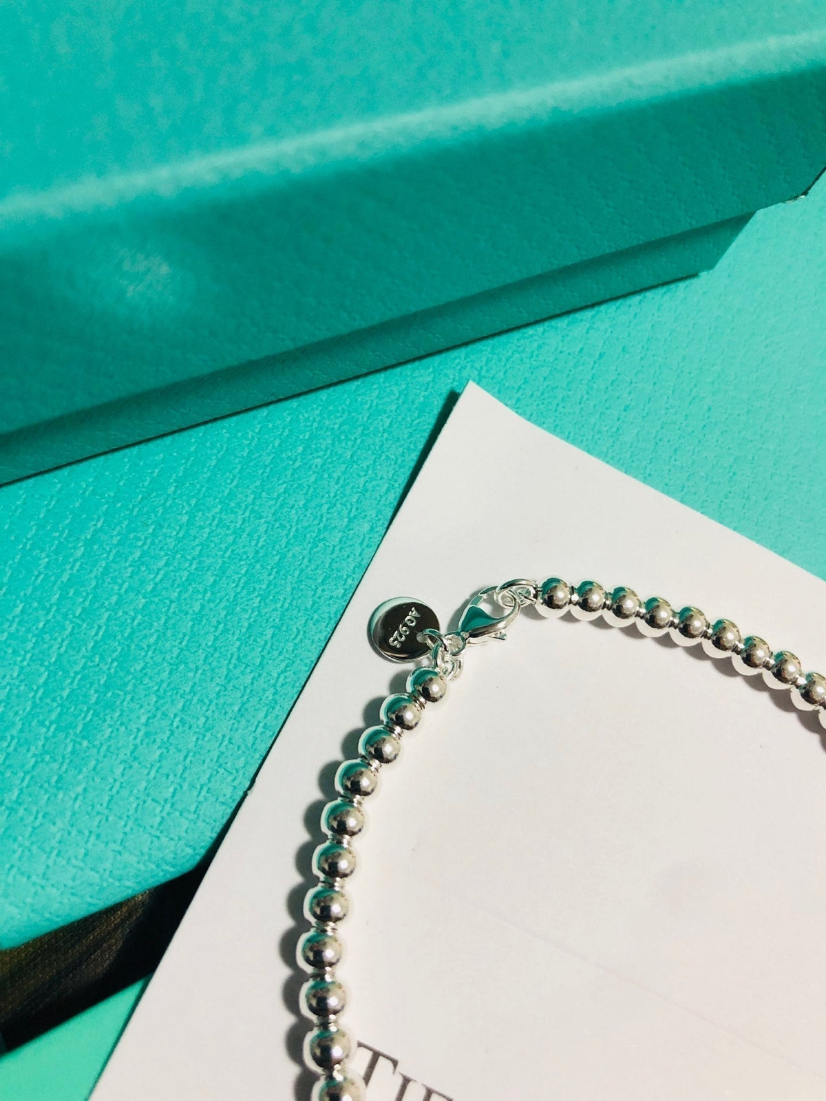 [Rose Tomorrow]LOVE TIFFANY RED HEART TAG BEAD BRACELET