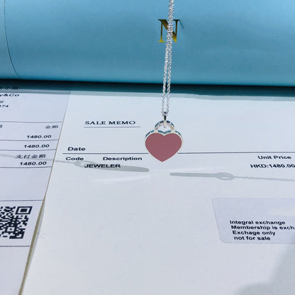 [Rose Tomorrow]SMALL HEART TAG PENDANT STERLING SILVER