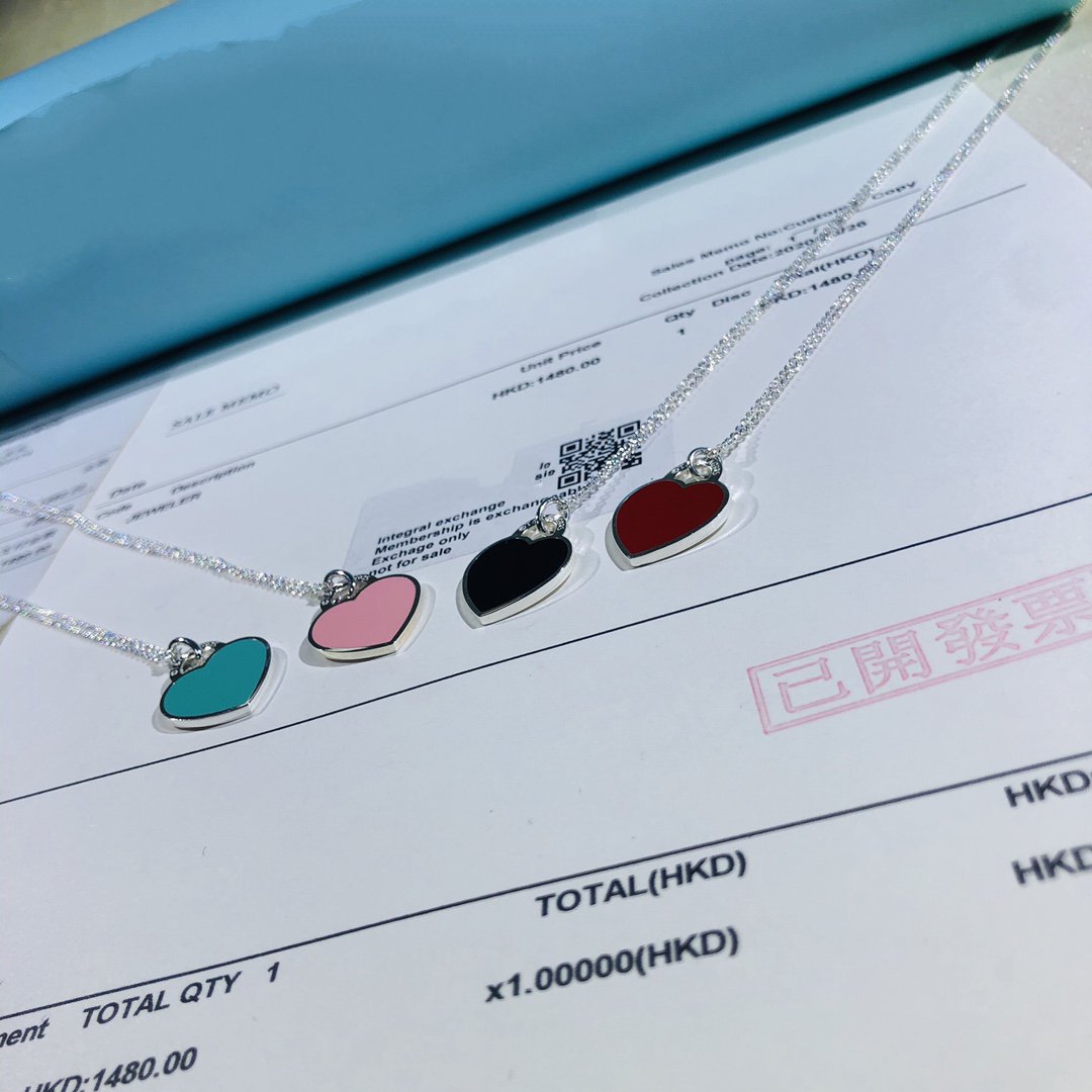 [Rose Tomorrow]SMALL HEART TAG PENDANT STERLING SILVER