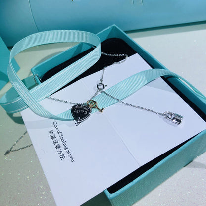 [Rose Tomorrow]LOVE HEART TAG KEY NECKLACE