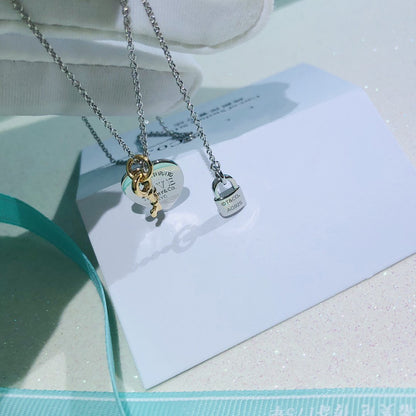 [Rose Tomorrow]LOVE HEART TAG KEY NECKLACE