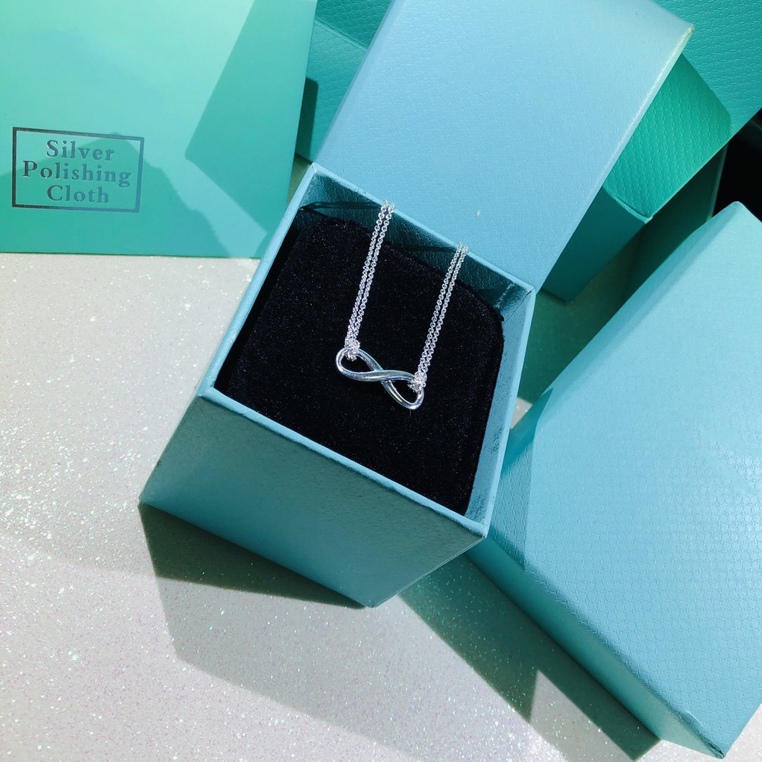 [Rose Tomorrow]SILVER INFINITY DOUBLE CHAIN NECKLACE