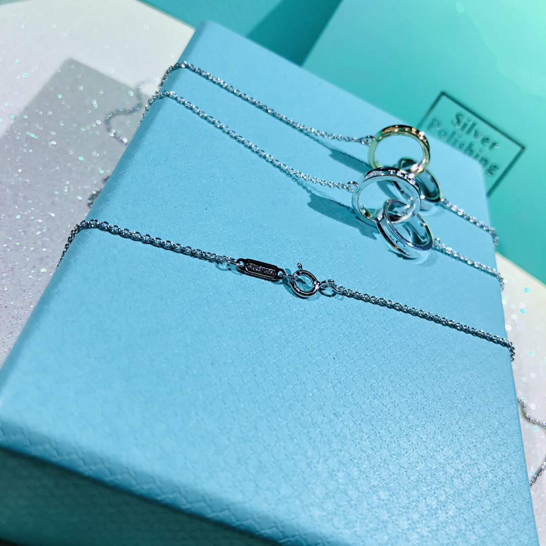[Rose Tomorrow]INTERLOCKING CIRCLES PENDANT SMALL NECKLACE