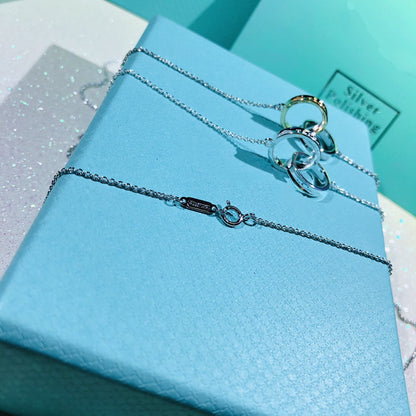 [Rose Tomorrow]INTERLOCKING CIRCLES PENDANT SMALL NECKLACE
