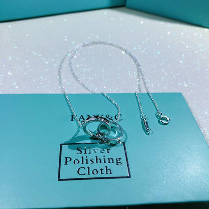 [Rose Tomorrow]INTERLOCKING CIRCLES PENDANT SMALL NECKLACE