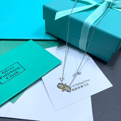 [Rose Tomorrow]PAPER FLOWERS YELLOW DIAMOND FIREFLY PENDANT
