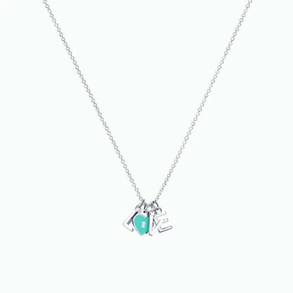 [Rose Tomorrow]COLLAR LOVE PLATA NECKLACE