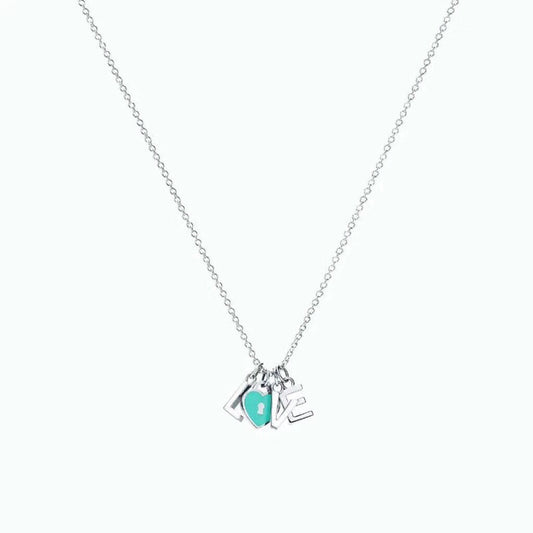 [Rose Tomorrow]COLLAR LOVE PLATA NECKLACE