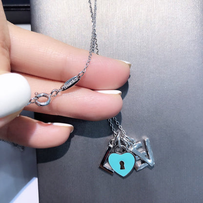 [Rose Tomorrow]COLLAR LOVE PLATA NECKLACE