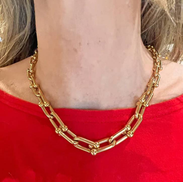 [Rose Tomorrow]HARDWEAR PINK GOLD CHOKER