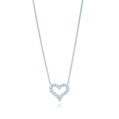 [Rose Tomorrow]HEART-SHAPED DIAMOND NECKLACE
