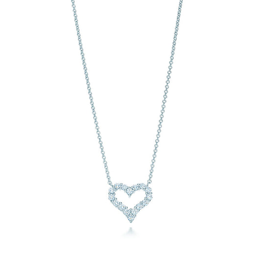 [Rose Tomorrow]HEART-SHAPED DIAMOND NECKLACE