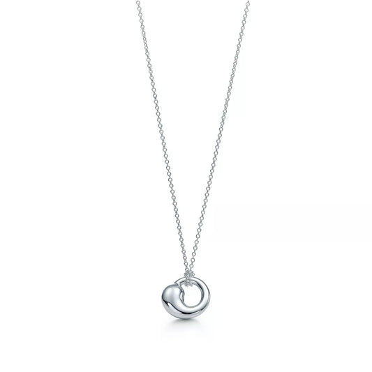 [Rose Tomorrow]SNAIL PEDANT SILVER NECKLACE