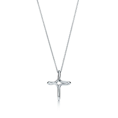 [Rose Tomorrow]CROSS NECKLACE STERLING SILVER MATERIAL