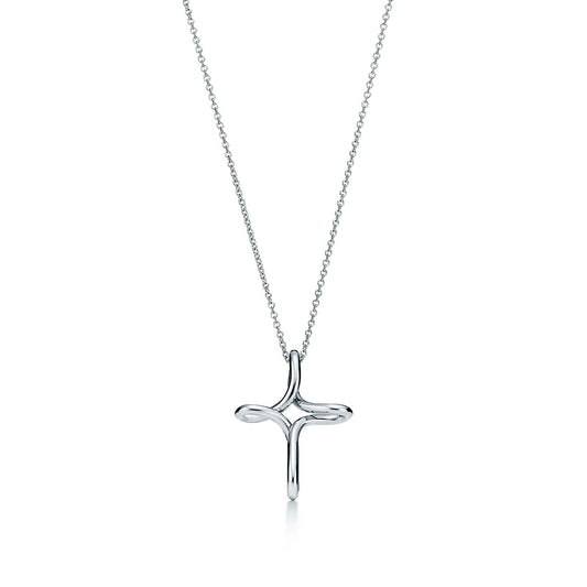 [Rose Tomorrow]CROSS NECKLACE STERLING SILVER MATERIAL