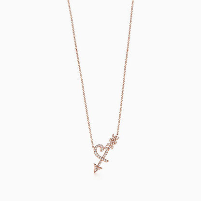 [Rose Tomorrow]COLGANTE HEART & ARROW NECKLACE