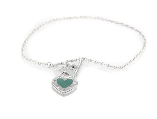 [Rose Tomorrow]LOVE HEART BLUE BRACELET