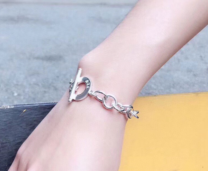[Rose Tomorrow]TOGGLE TAG BRACELET SILVER