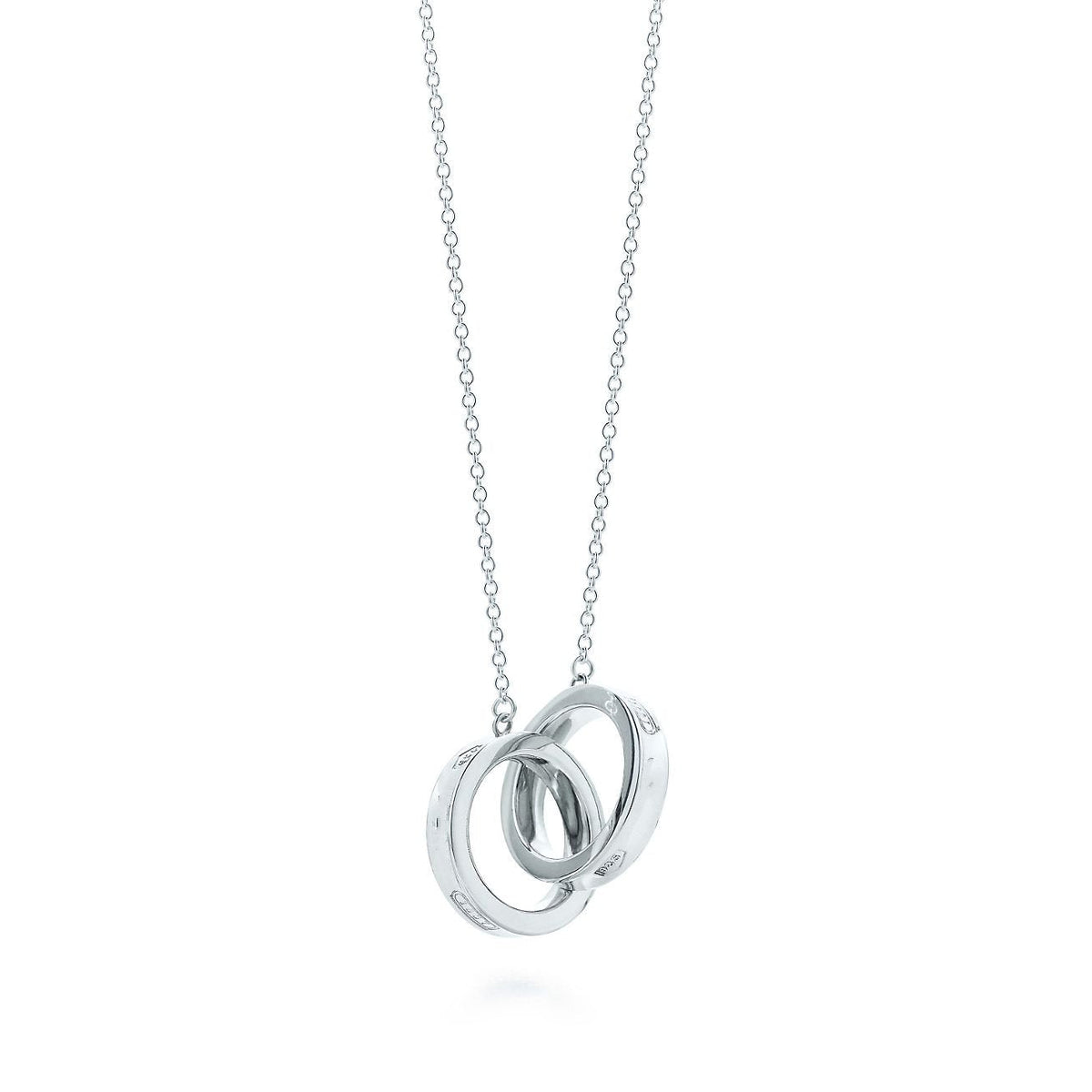 [Rose Tomorrow]INTERLOCKING CIRCLES PENDANT SILVER SMALL NECKLACE