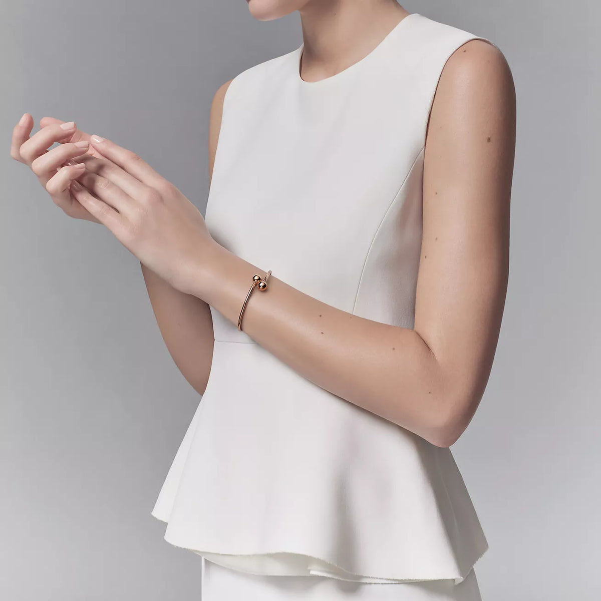 [Rose Tomorrow]CITY HARDWEAR BALL BYPASS BRACELET