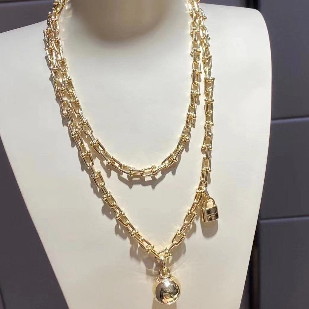 [Rose Tomorrow]HARDWEAR WRAP NECKLACE