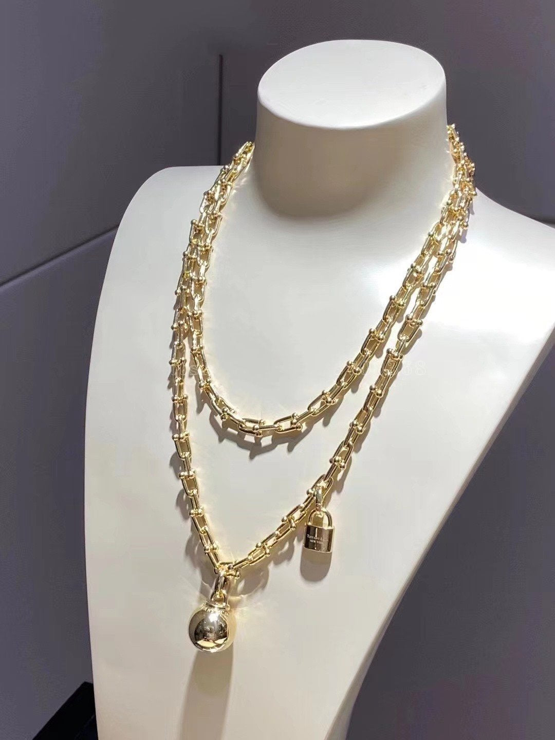 [Rose Tomorrow]HARDWEAR WRAP NECKLACE