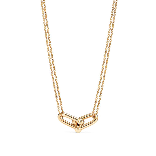 [Rose Tomorrow]HARDWEAR GOLD DOUBLE LINK NECKLACE