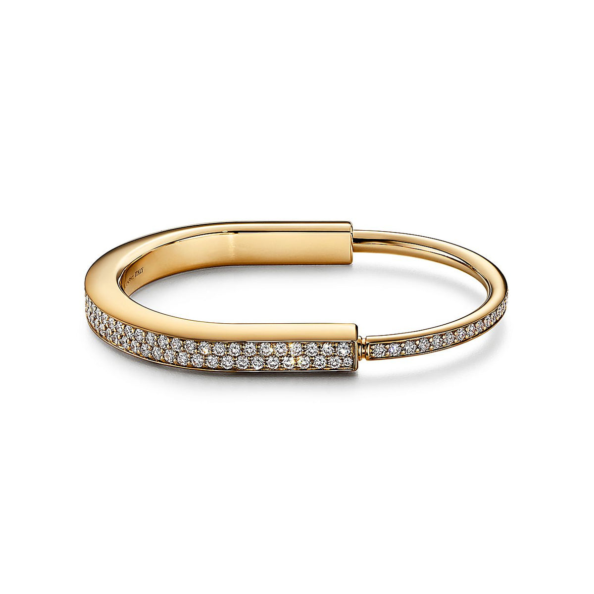 [Rose Tomorrow]LOCK BRACELET DIAMOND PAVED