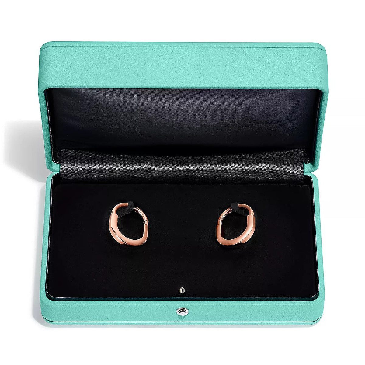 [Rose Tomorrow]LOCK MEDIUM DIAMNOND EARRINGS