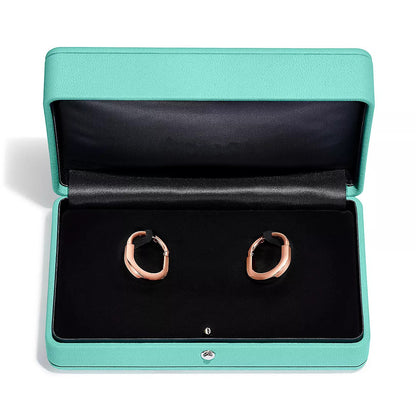 [Rose Tomorrow]LOCK MEDIUM DIAMNOND EARRINGS