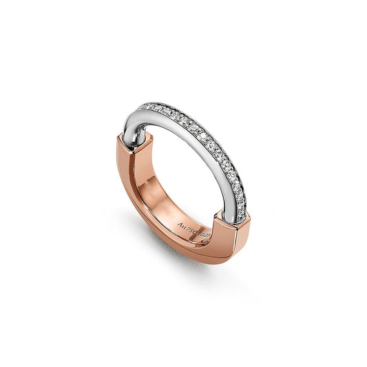 [Rose Tomorrow]LOCK DIAMOND RING