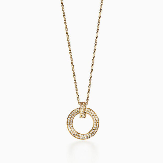 [Rose Tomorrow]T WIRE PEDANT DIAMOND NECKLACE