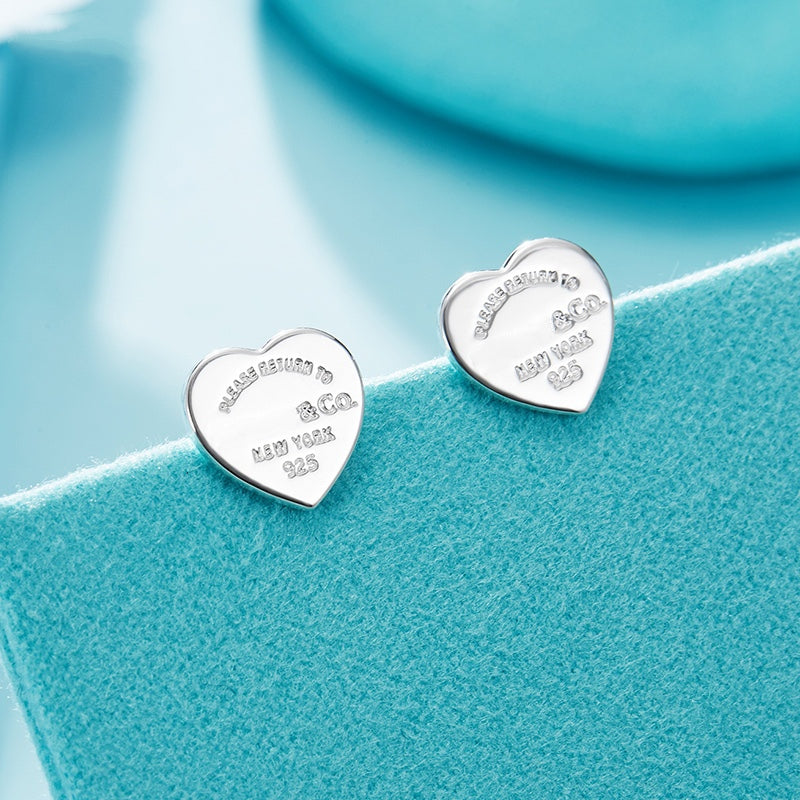 [Rose Tomorrow]RETURN TO TIF LOVE SILVER EARRINGS