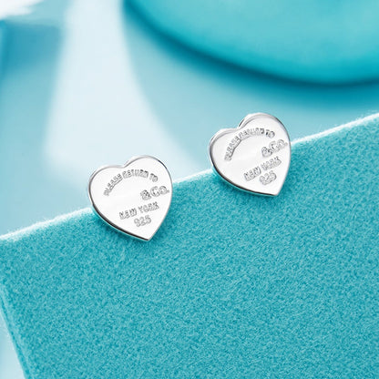 [Rose Tomorrow]RETURN TO TIF LOVE SILVER EARRINGS