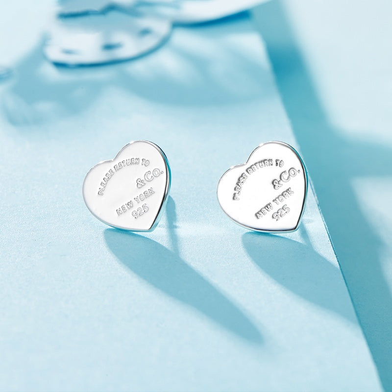 [Rose Tomorrow]RETURN TO TIF LOVE SILVER EARRINGS