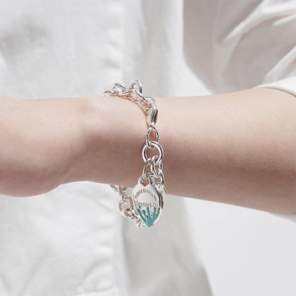 [Rose Tomorrow]LOVE HEART RETURN TO TIF SILVER BRACELET