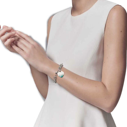 [Rose Tomorrow]LOVE HEART RETURN TO TIF SILVER BRACELET