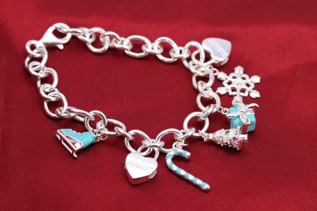 [Rose Tomorrow]CHRISTMAS SILVER BRACELET