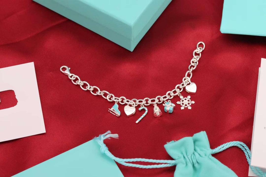 [Rose Tomorrow]CHRISTMAS SILVER BRACELET