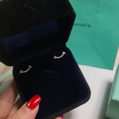 [Rose Tomorrow]SMILE DIAMOND EARRINGS
